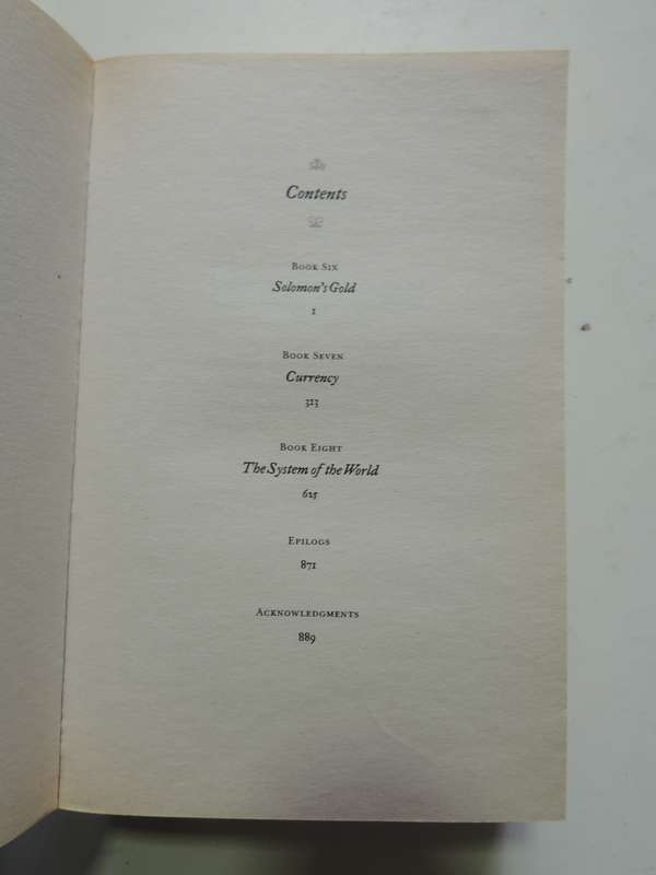 The Baroque Cycle, 3 Vol Set, Quicksilver, Confusion, System of the World - Neal Stephenson