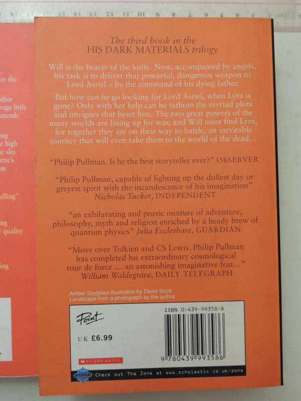 Northern Lights, The Subtle Knife, The Amber Spyglass  - Philip Pullman   3 Vol Set