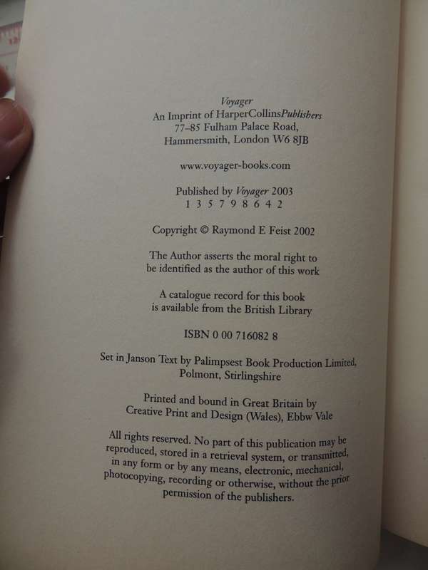 Talon of the Silver Hawk - Conclave of Shadows Book 1 - Raymond E Feist