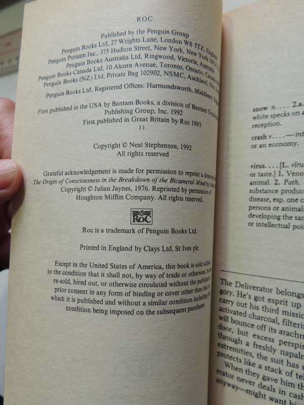 Snow Crash - Neal Stephenson