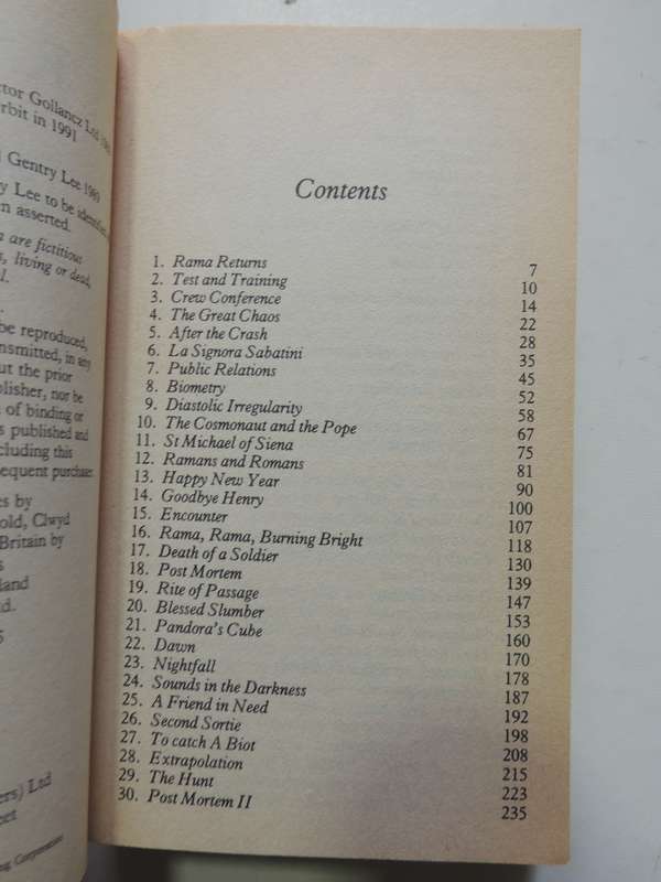 RAMA II - Arthur C Clarke, Gentry Lee