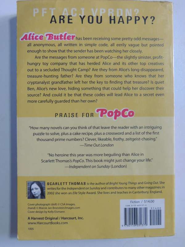 PopCo - Scarlett Thomas