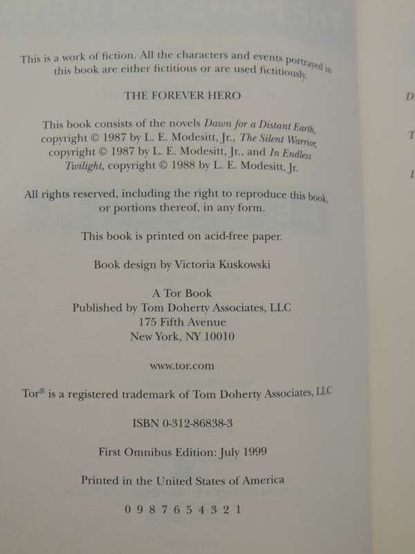 The Forever Hero - LE Modesitt, jr