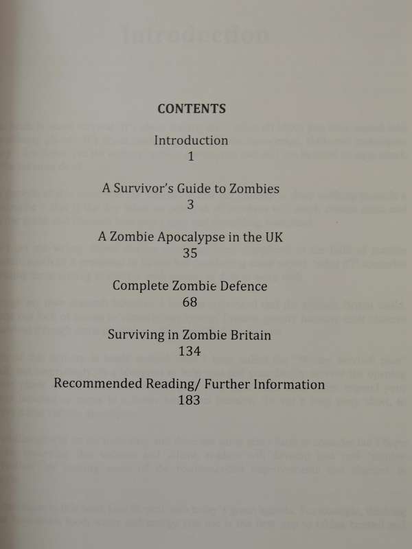 Ministry of Zombies - The Official Zombie Handbook (UK) - Saen T Page