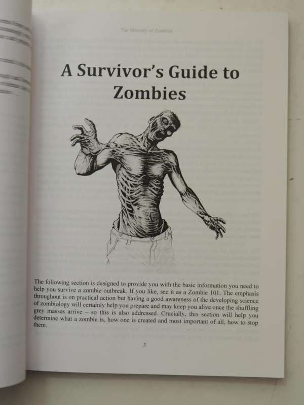 Ministry of Zombies - The Official Zombie Handbook (UK) - Saen T Page