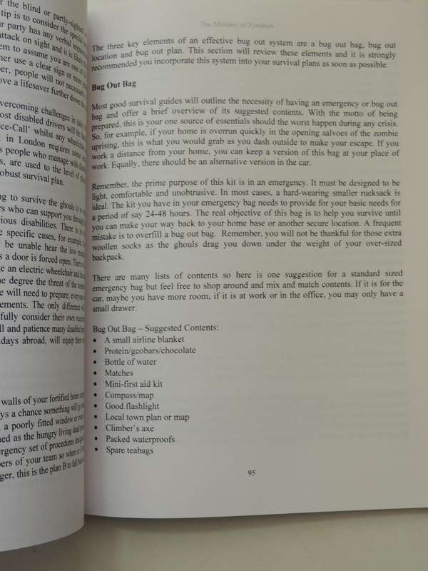 Ministry of Zombies - The Official Zombie Handbook (UK) - Saen T Page
