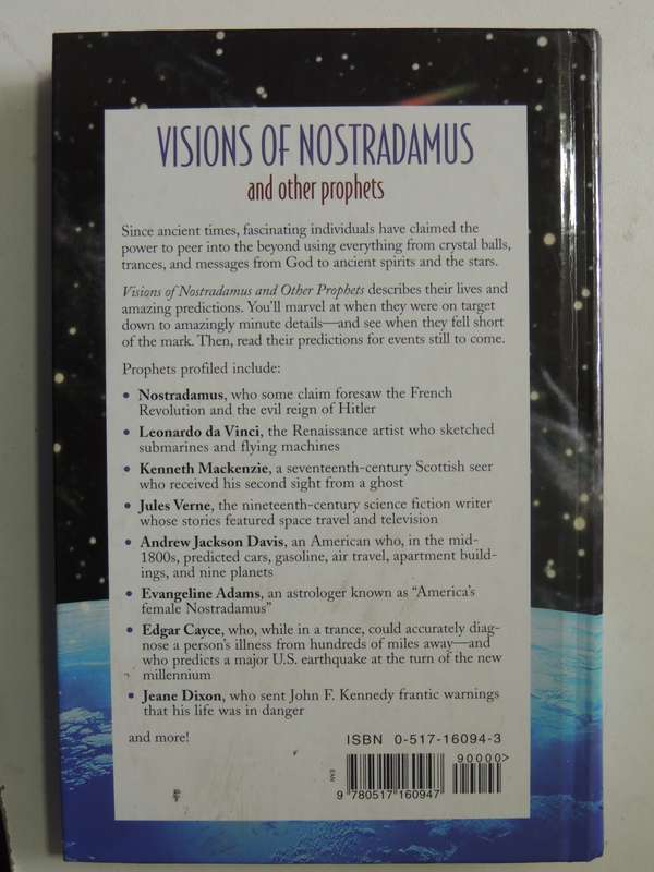 Vision Of Nostradamus And Other Prophets - Donald Wigal Ph.D.