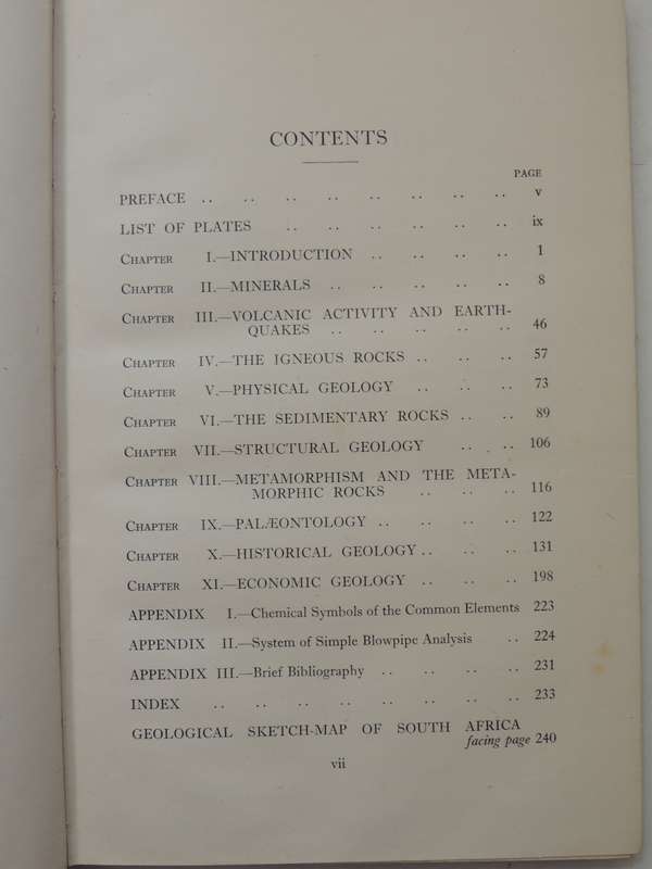 Geology For South African Students: An Introductory Text-BookG.N.G. Hamilton & H.B.S. Cooke