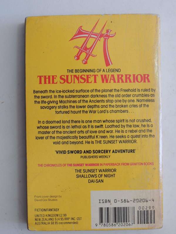The Sunset Warrior, The First Volume in the Legendary Chronicles of- Eric  Van Lustbader