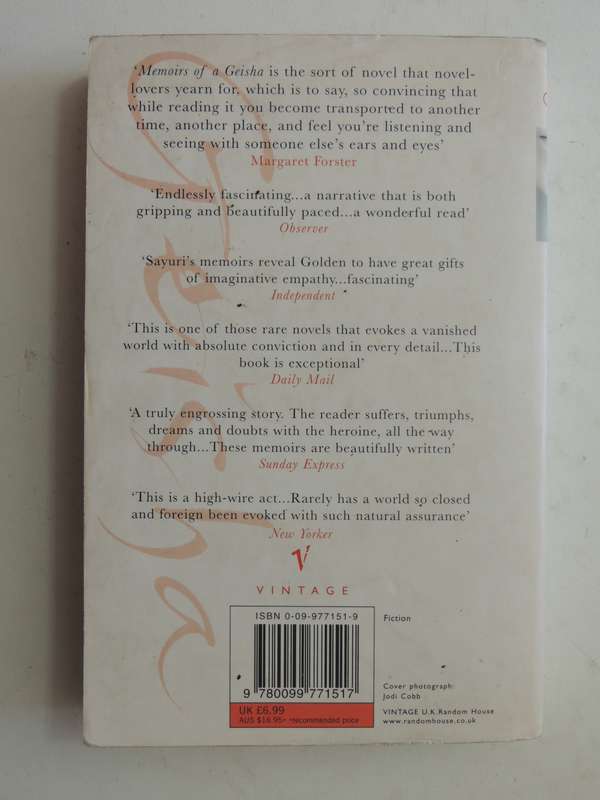 Memoirs Of A Geisha - Arthur Golden