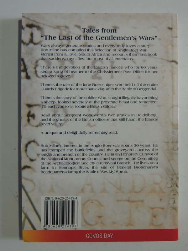 Anecdotes Of The Anglo-Boer War - Rob Milne   1st Edition Signed
