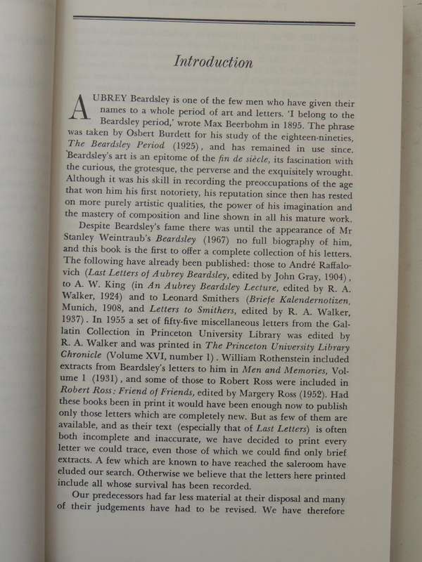 The Letters of Aubrey Beardsley - Henry Maas, JL Duncan