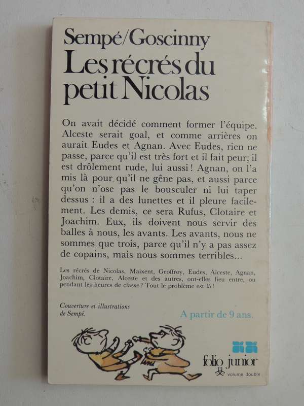 Les Recres Du Petit Nicolas - Sempe & Goscinny    (French)
