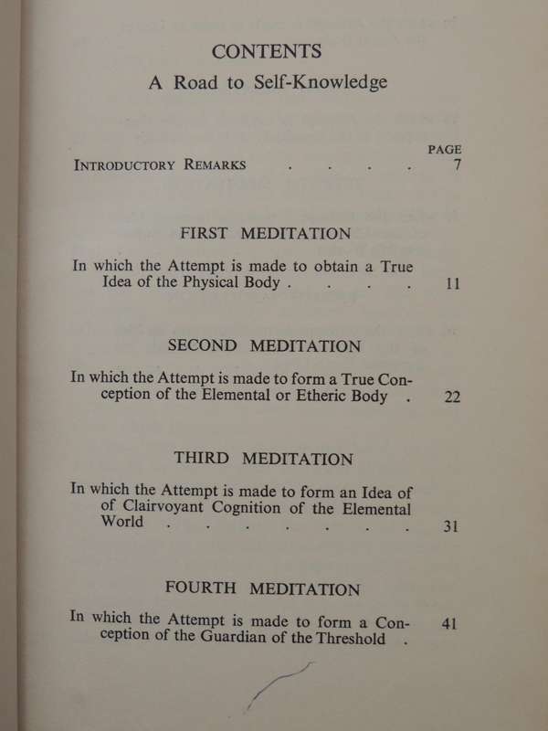 A Road to Self Knowledge - Rudolf Steiner