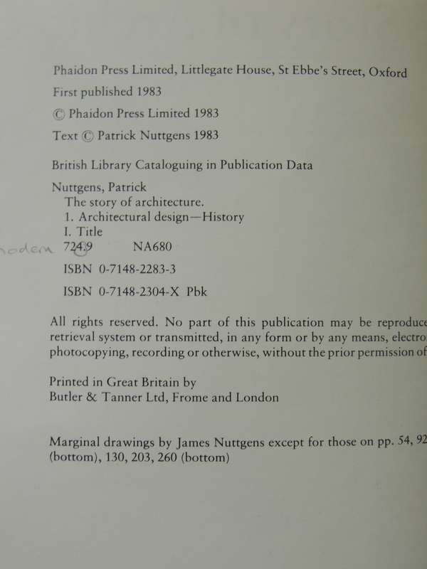 The Story Of Architecture - Patrick Nuttgens