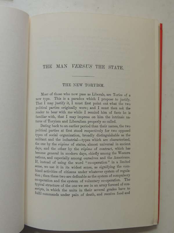 The Man Versus The State: A Classic Statement Of The Case For Individual Liberty - A Theme Revived I