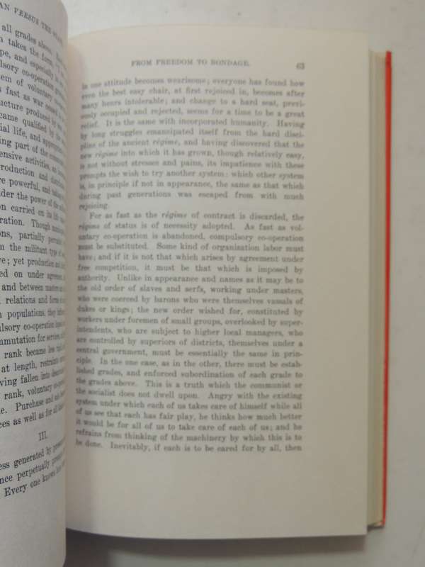 The Man Versus The State: A Classic Statement Of The Case For Individual Liberty - A Theme Revived I
