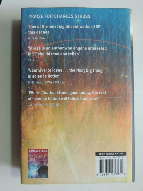 Iron Sunrise - Charles Stross   1st British Ed, 2005,  Hard Cover   First Edition