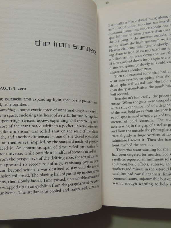 Iron Sunrise - Charles Stross   1st British Ed, 2005,  Hard Cover   First Edition