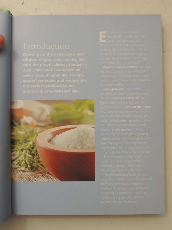 Ouma's Home Remedies, More Than 1200 Tried & Tested Hints, Tips, Remedies & RecipesReader's Digest