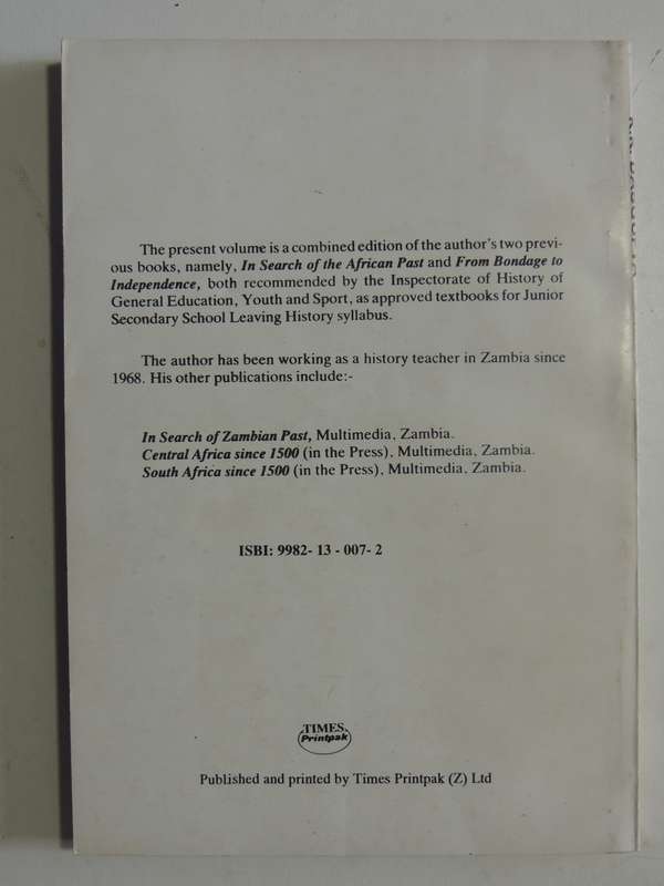 In Search Of The Central African Past - K.K. Dasgupta