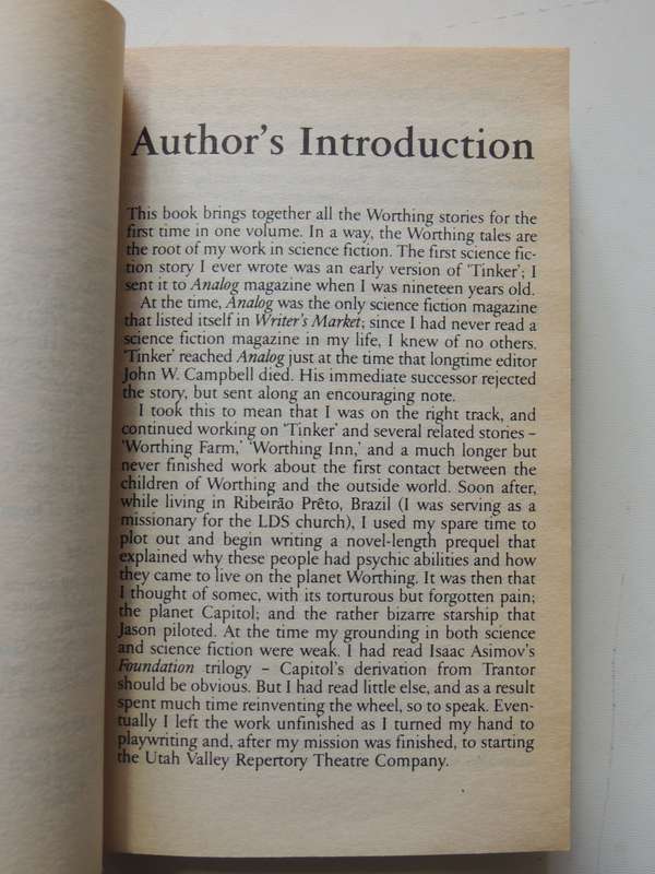 The Worthing Saga - Orson Scott Card