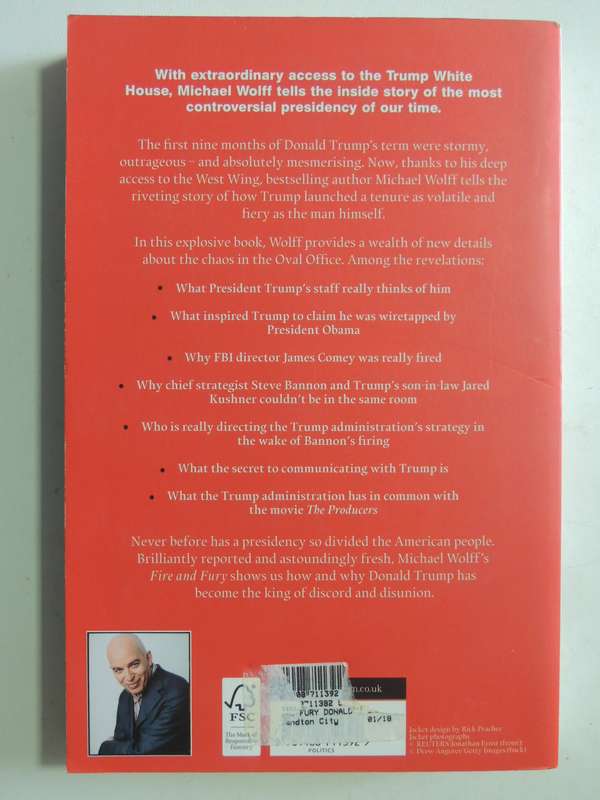 Fire And Fury: Inside The Trump White House - Michael Wolff