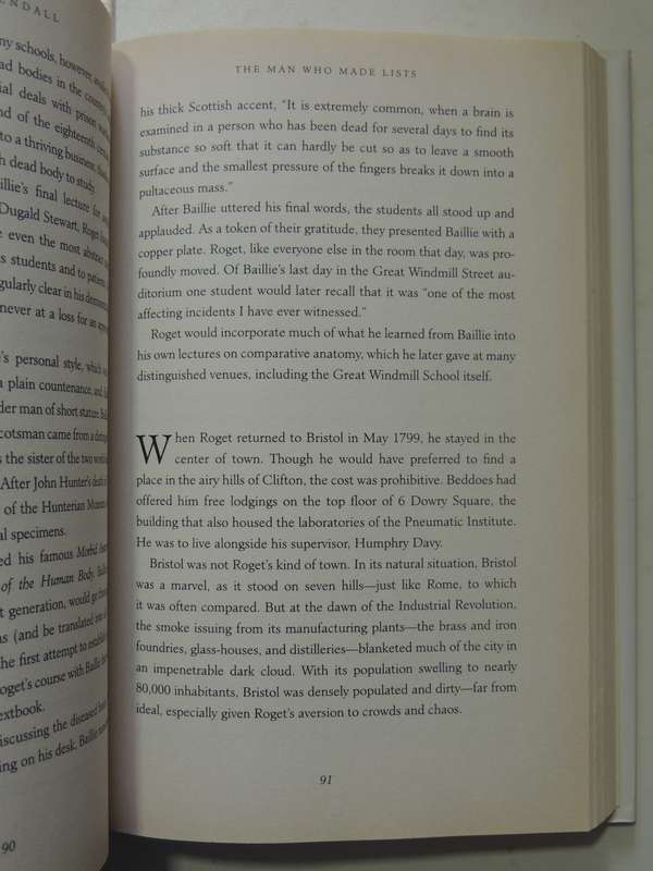The Man Who Made Lists: Love, Death, Madness And The Creation Of Roget's Thesaurus - Joshua Kendal