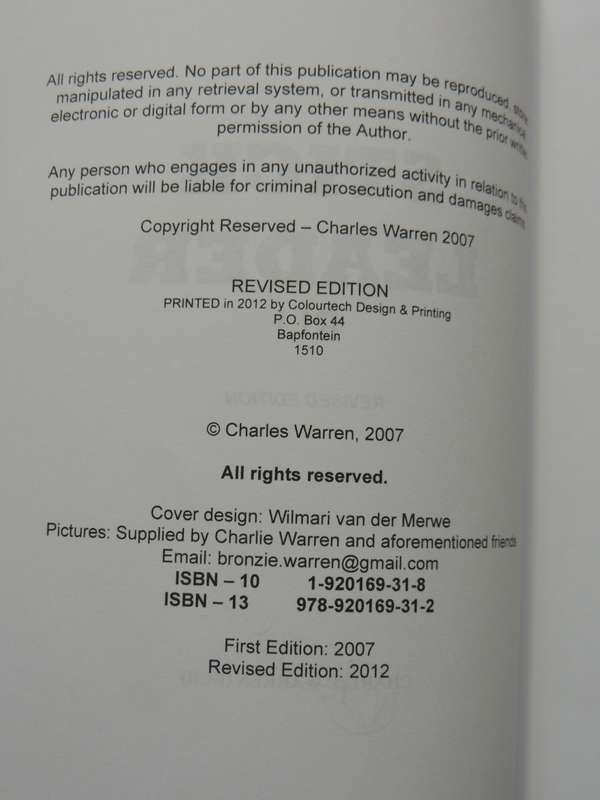 Stick Leader - 2nd Revised Edition (Signed)  Charlie Warren