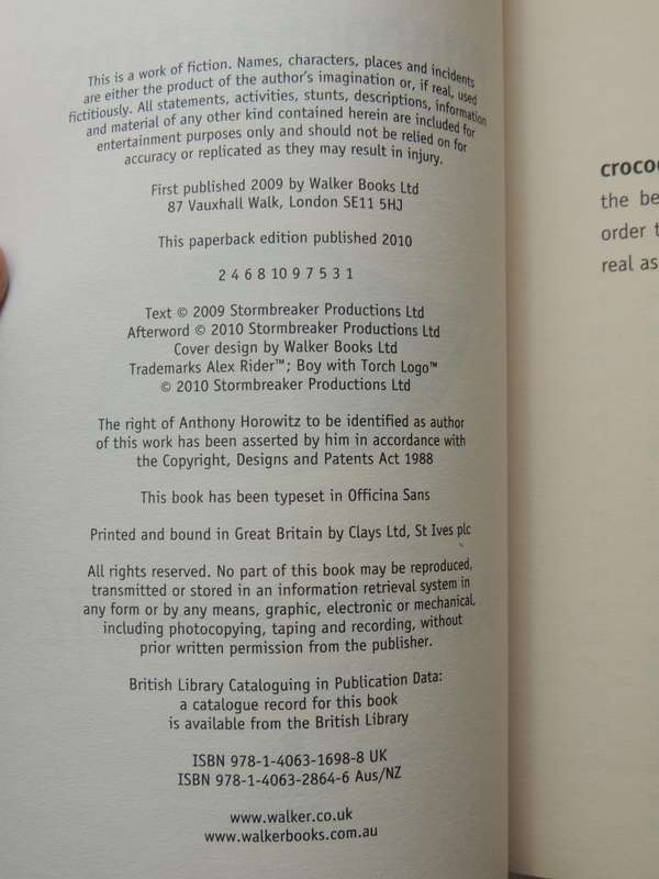 Crocodile Tears - Anthony Horowitz