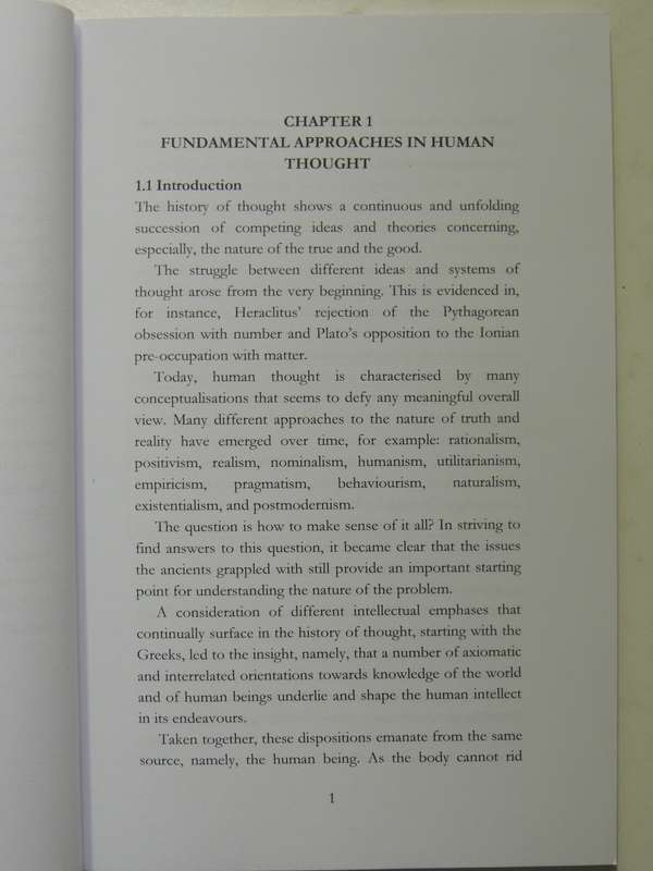 The Four Types Of Western Philosophy - Herman Johan Pietersen