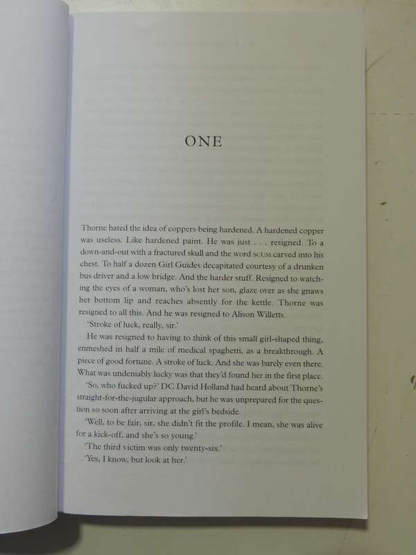 Sleepy Head - Mark Billingham     FIRST NOVEL, UNCORRECTED PROOF