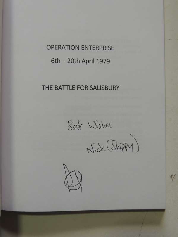 Operation Enterprise - The Battle For Salisbury, Rhodesia  Nick Skipworth-Michell