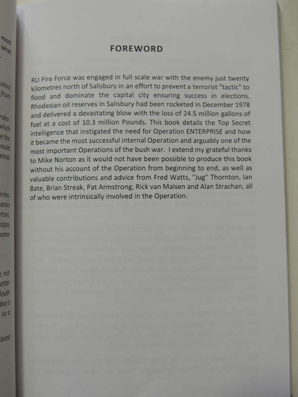 Operation Enterprise - The Battle For Salisbury, Rhodesia  Nick Skipworth-Michell