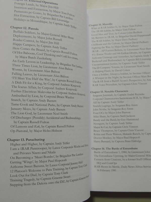 Chibaya Moyo - The Rhodesian African Rifles: An Anthology 1939-1981 Cpt. A Telfer & Cpt. R Fulton