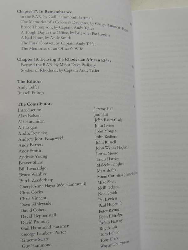 Chibaya Moyo - The Rhodesian African Rifles: An Anthology 1939-1981 Cpt. A Telfer & Cpt. R Fulton