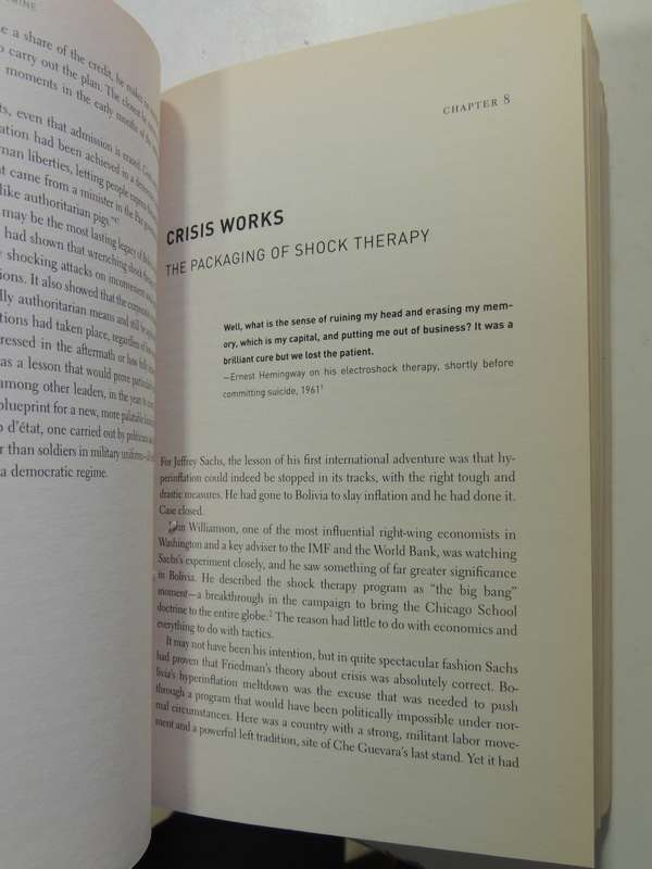 The Shock Doctrine: The Rise Of Disaster Capitalism - Naomi Klein
