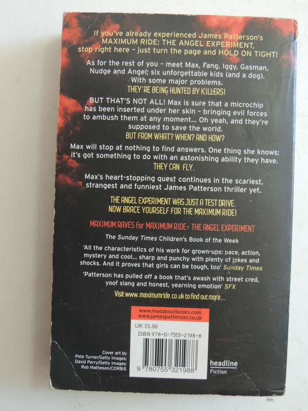 Maximum Ride 2: School's Out Forever- James Patterson