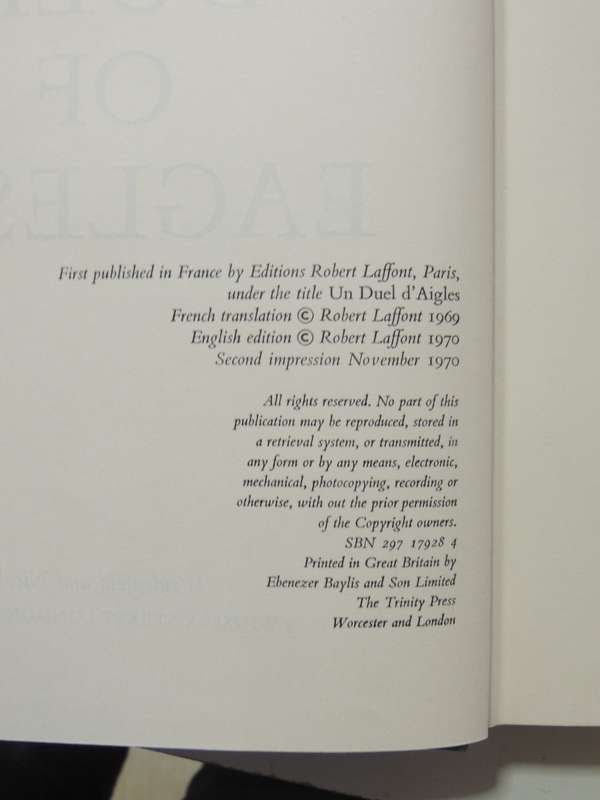 Duel Of Eagles - Peter Townsend