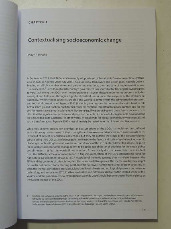 Equitable Rural Socioeconomic Change: Land, Climate Dynamics, Technological Innovation ed Peter Ja