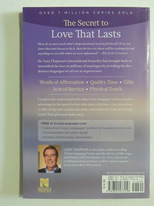 The 5 Love Languages: The Secret To Love That Lasts - Gary Chapman