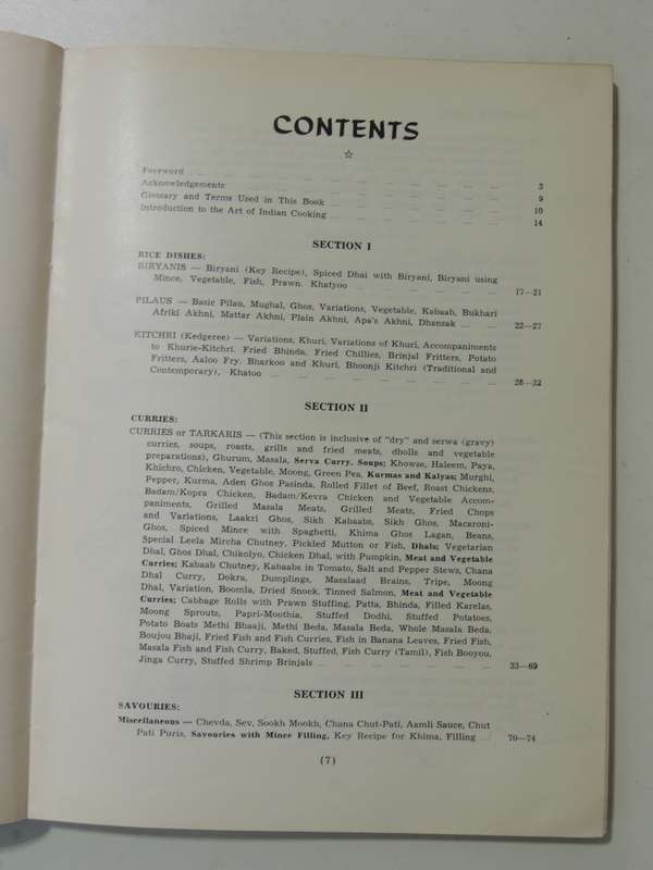 Indian Delights, A Book of Recipes by the Women's Cultural Gr - Ed Zuleikha Mayat  2nd Impr APR 1961