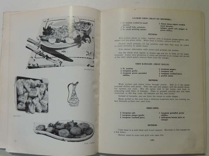 Indian Delights, A Book of Recipes by the Women's Cultural Gr - Ed Zuleikha Mayat  2nd Impr APR 1961