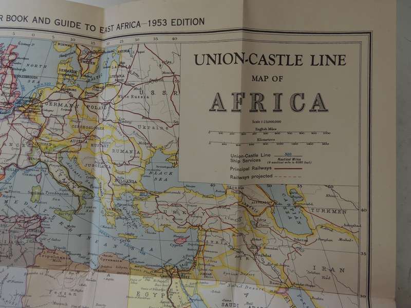 The Year Book And Guide To East Africa 1953  - ed A. Gordon-Brown, FRGS  Complete With Folding Map