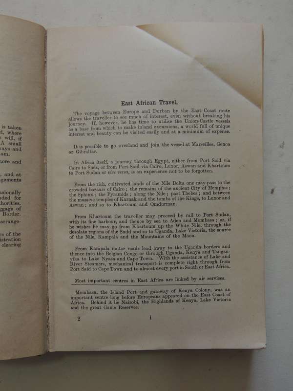The Year Book And Guide To East Africa 1953  - ed A. Gordon-Brown, FRGS  Complete With Folding Map