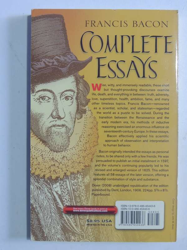 Complete Essays - Francis Bacon