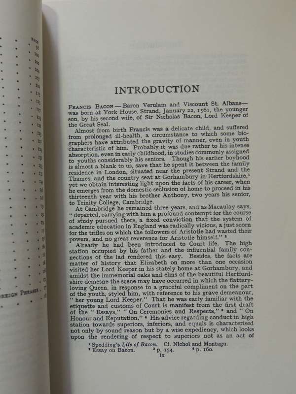Complete Essays - Francis Bacon