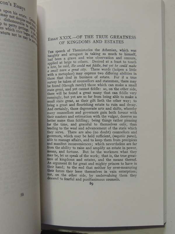 Complete Essays - Francis Bacon