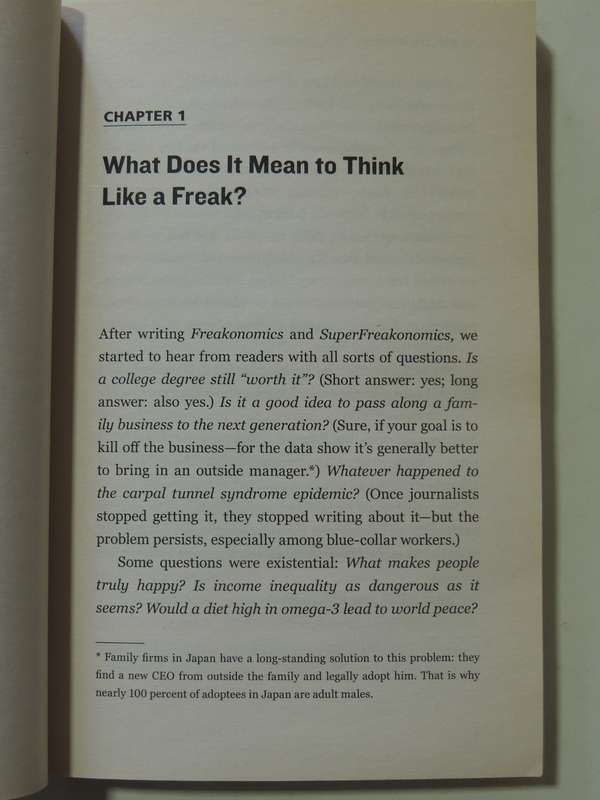 Think Like A Freak - Secrets Of The Rogue Economist - Stephen D. Levitt & Stephen J. Dubner