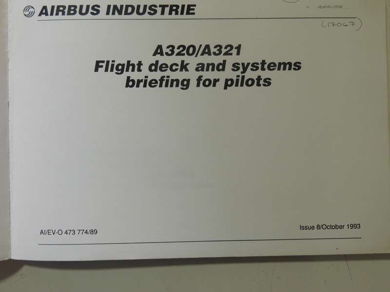 A320/A321 Flight Deck And Systems Briefing For Pilots - Airbus Industrie    Scarce!